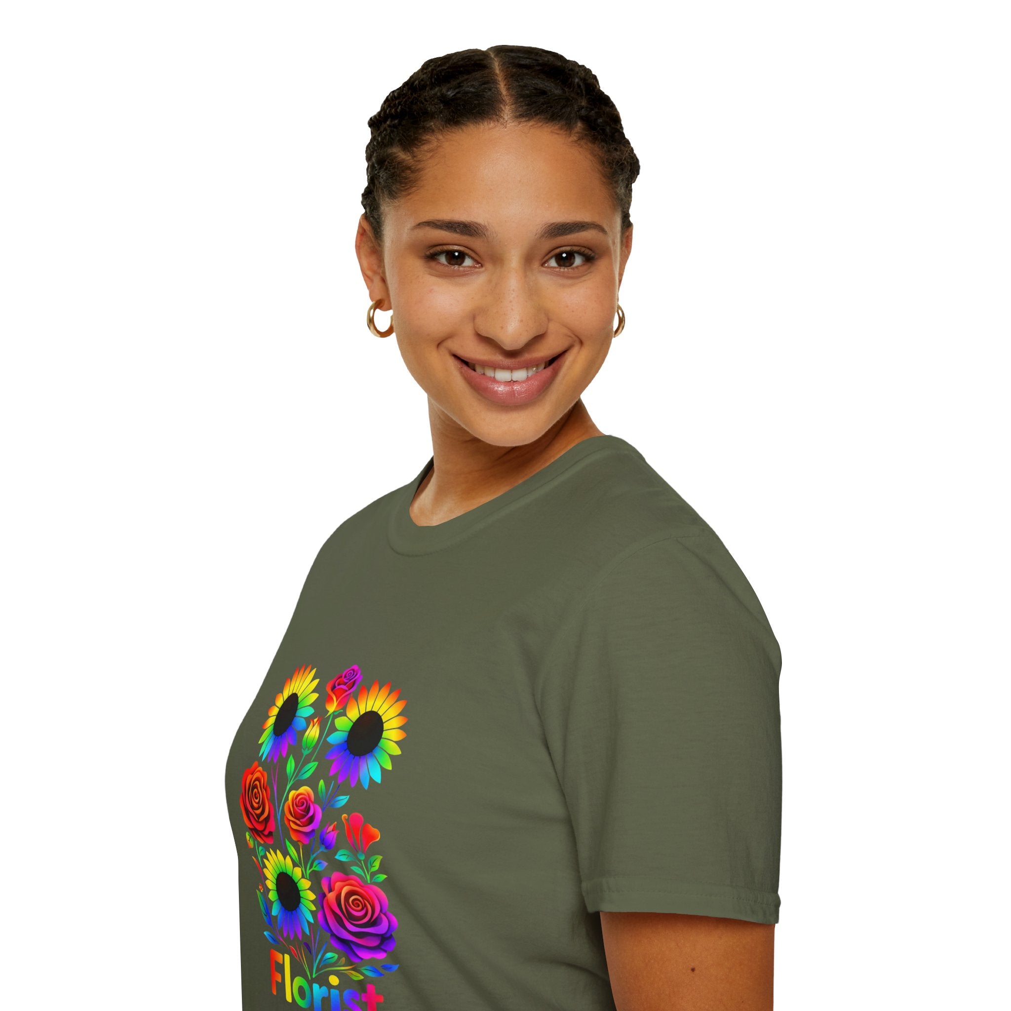Florist Rainbow Floral T-Shirt
