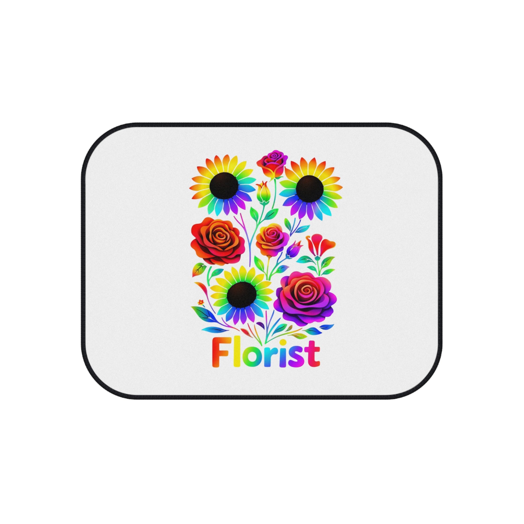Jesus Loves You Car Mats (Set of 4) — Floral Mushroom Christian Auto Floor Mats