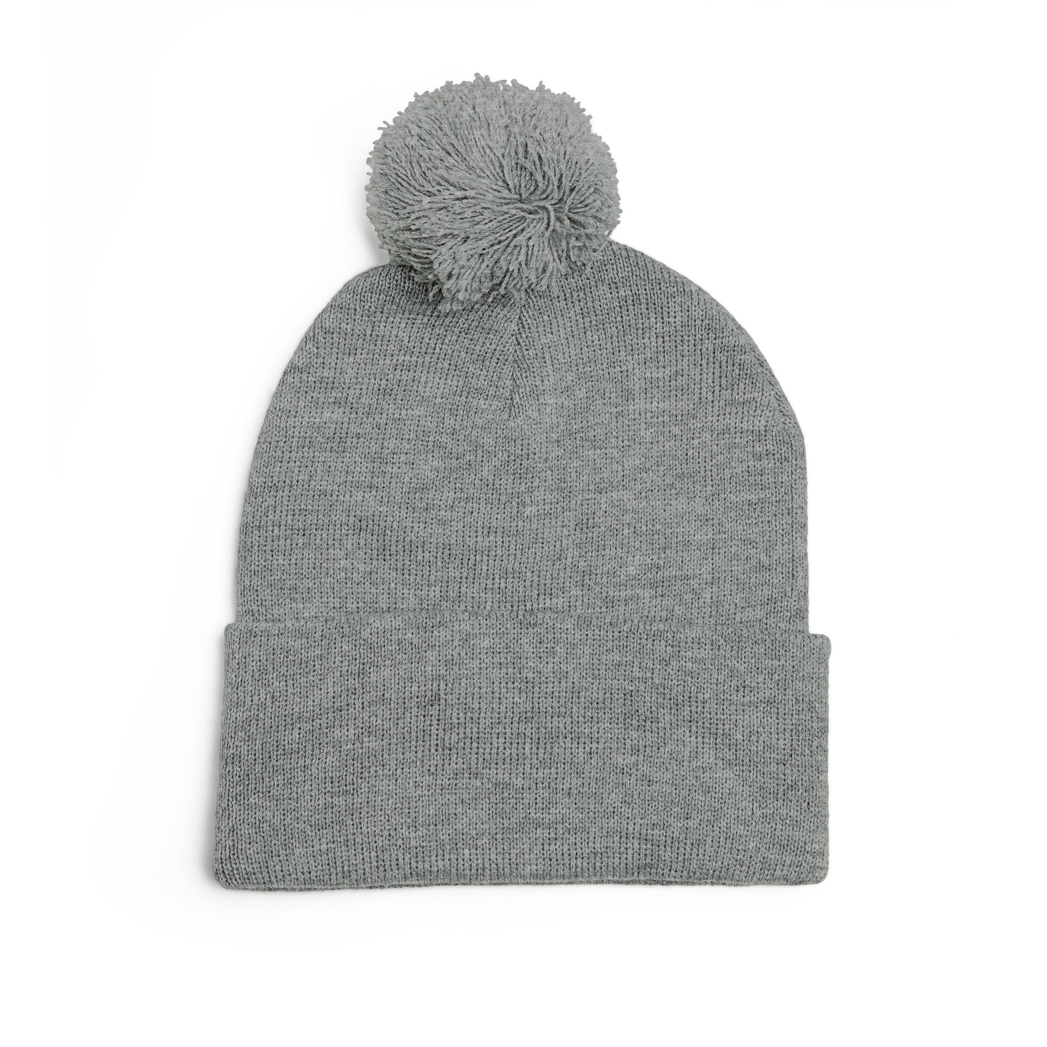 Embroidered Rainbow 'Mama' Pom-Pom Knit Cap — Cozy Winter Beanie
