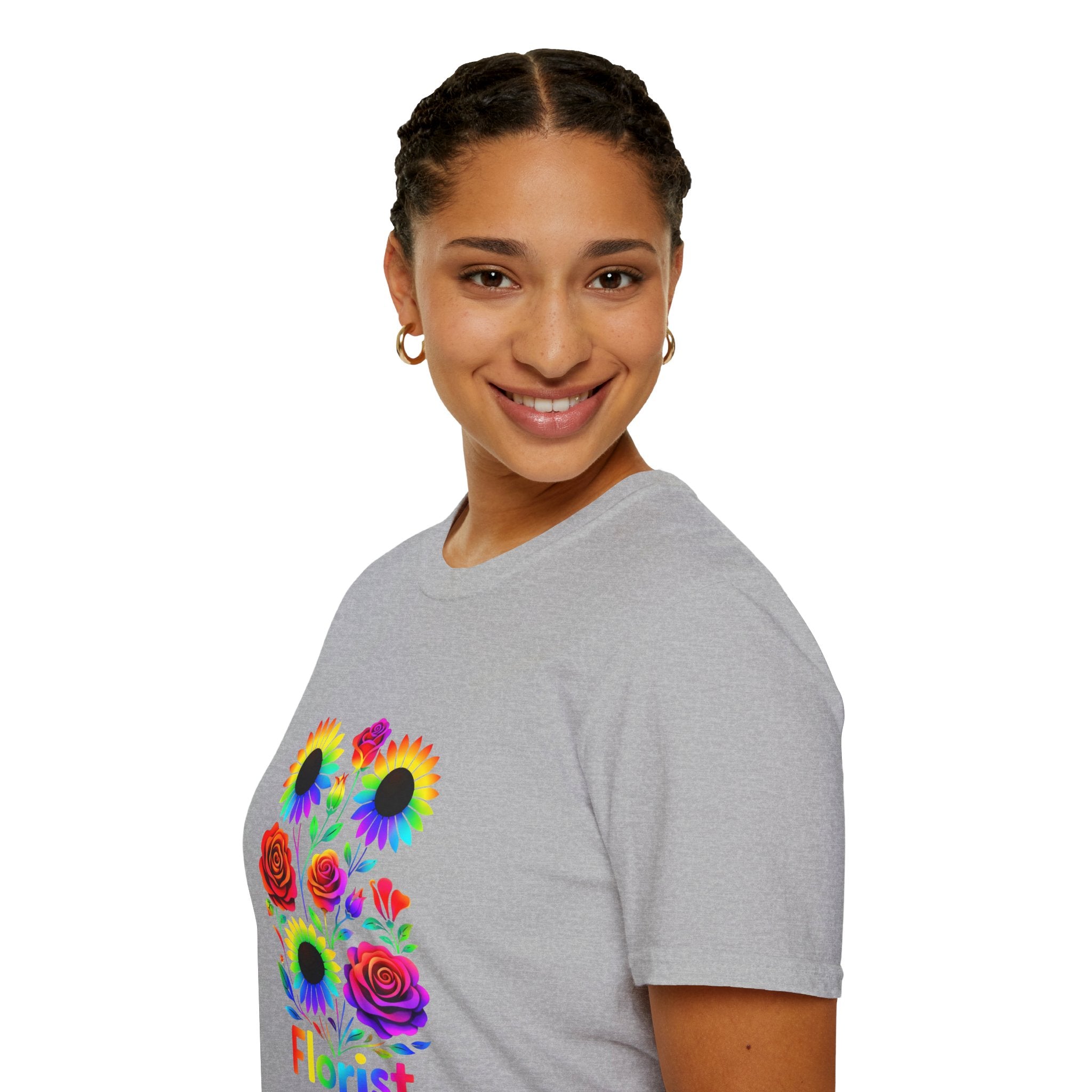 Florist Rainbow Floral T-Shirt