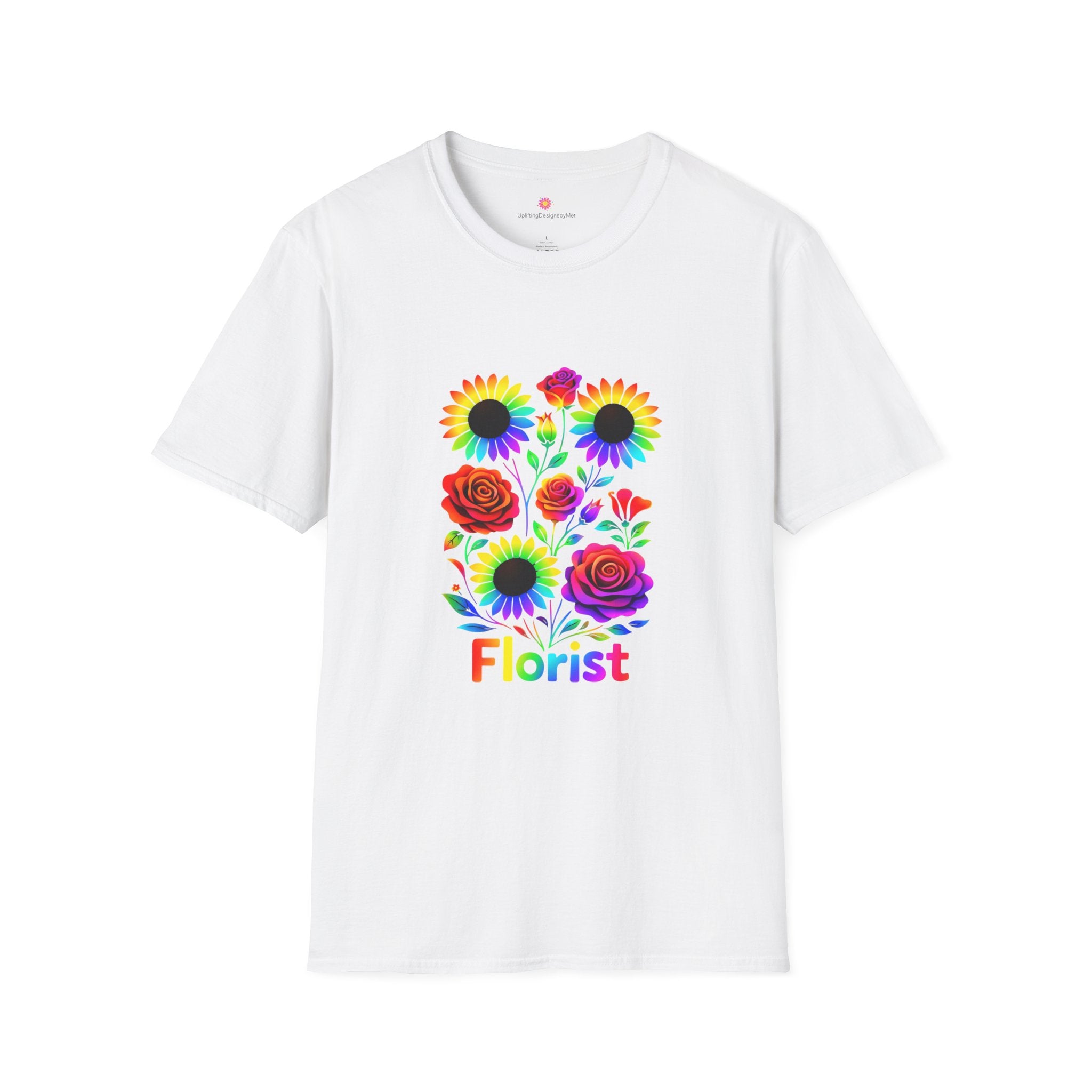 Florist Rainbow Floral T-Shirt